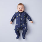 Baby Boy Cotton Sleepsuit Space All In One Jumpsuit - Little Kooma