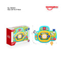 Portable Baby Steering Wheel Toy with Velcro Straps – Pretend Play with Lights, Sounds, and Flip Activities for Tables, Strollers, and Car Seats 18 Months + - Little Kooma