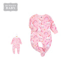 New Born Baby Girl LED Light Hair Accessories Layette Receiving Blanket Sleepsuit Unicorn Suitcase Mummy Makeup Gift Hamper Gift Box Set