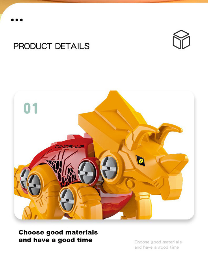 Kids 162 Piece Multifunctional Bus & Dinosaur Set with Drill Toy Kids Drill Sets Preschool & Toddler STEM Toy - Little Kooma