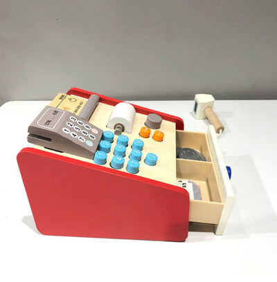 Wooden Cashier Toys Clearance Sale 3 Years + - Little Kooma
