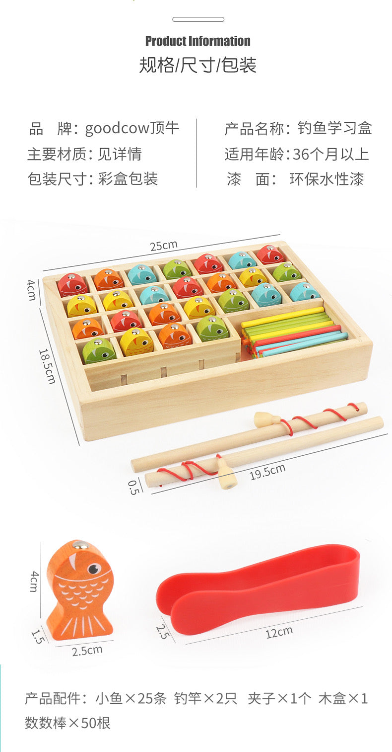 Fishing Learning Box Toys Clearance Sale 3 Years + - Little Kooma
