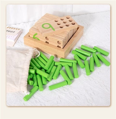 Montessori Learning Toys Clearance Sale 3 Years + Counting Sticks - Little Kooma