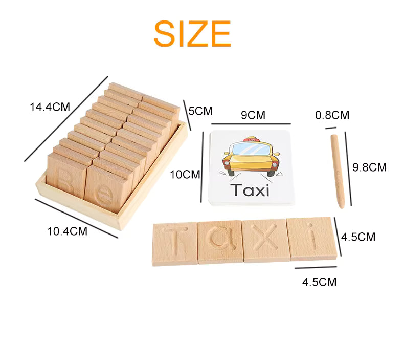 Alphabet Blocks Clearance Sale 3 Years + - Little Kooma