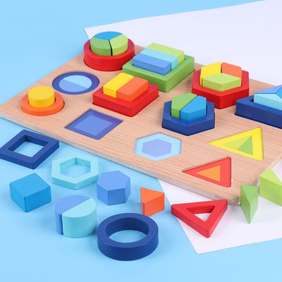 Shape Building Blocks Toys Clearance Sale 3 Years + - Little Kooma