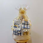 New Born Baby Boy Layette Little Teddy Bear Gift Hamper