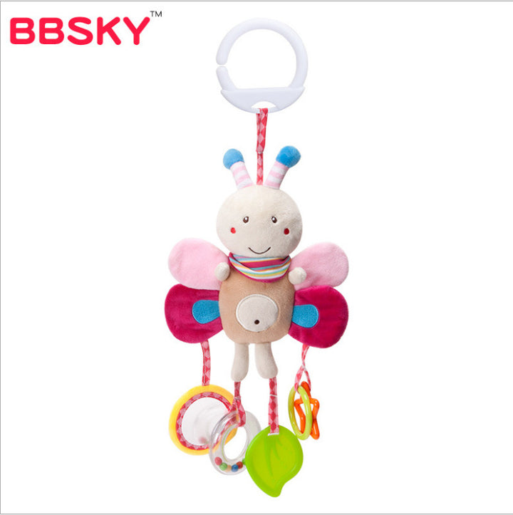 New Born Baby Girl LED Light Hand Rattles Hanging Chime Stroller Toy Romper Hats Socks Swaddle Pink Bear Plushie Blanket Suitcase Mummy Makeup Gift Hamper Gift Box Set - Little Kooma