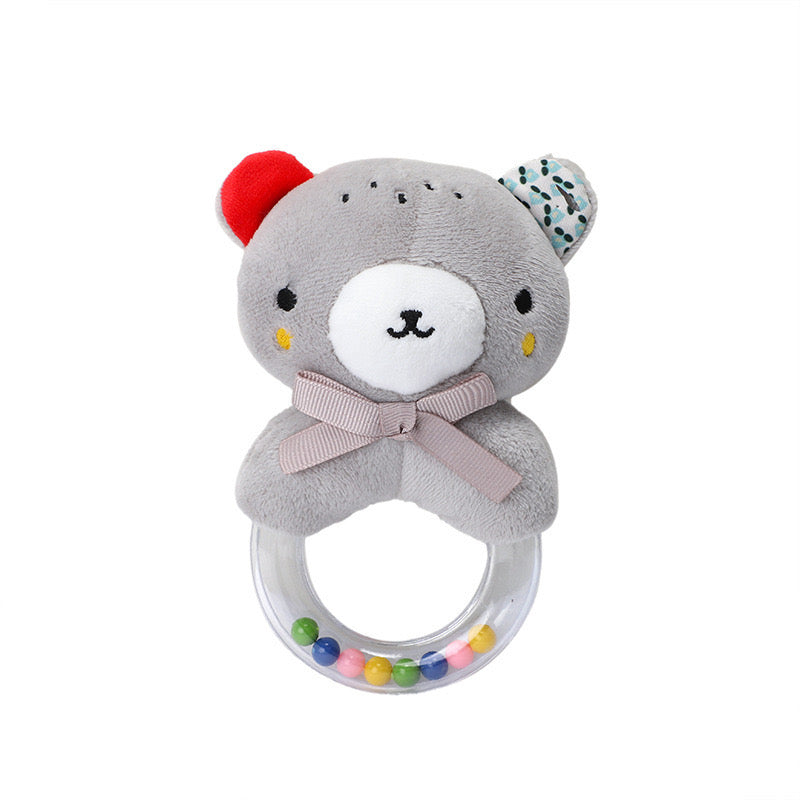 New Born Baby Boy LED Light Swaddle Socks Plush Blanket Romper Rattles Grey Bear Suitcase Mummy Makeup Box Gift Hamper Gift Box Set - Little Kooma