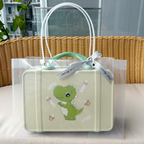 New Born Baby Boy LED Light Layette Plush Blanket Dinosaur Suitcase Mummy Makeup Box Gift Hamper Gift Box Set - Little Kooma
