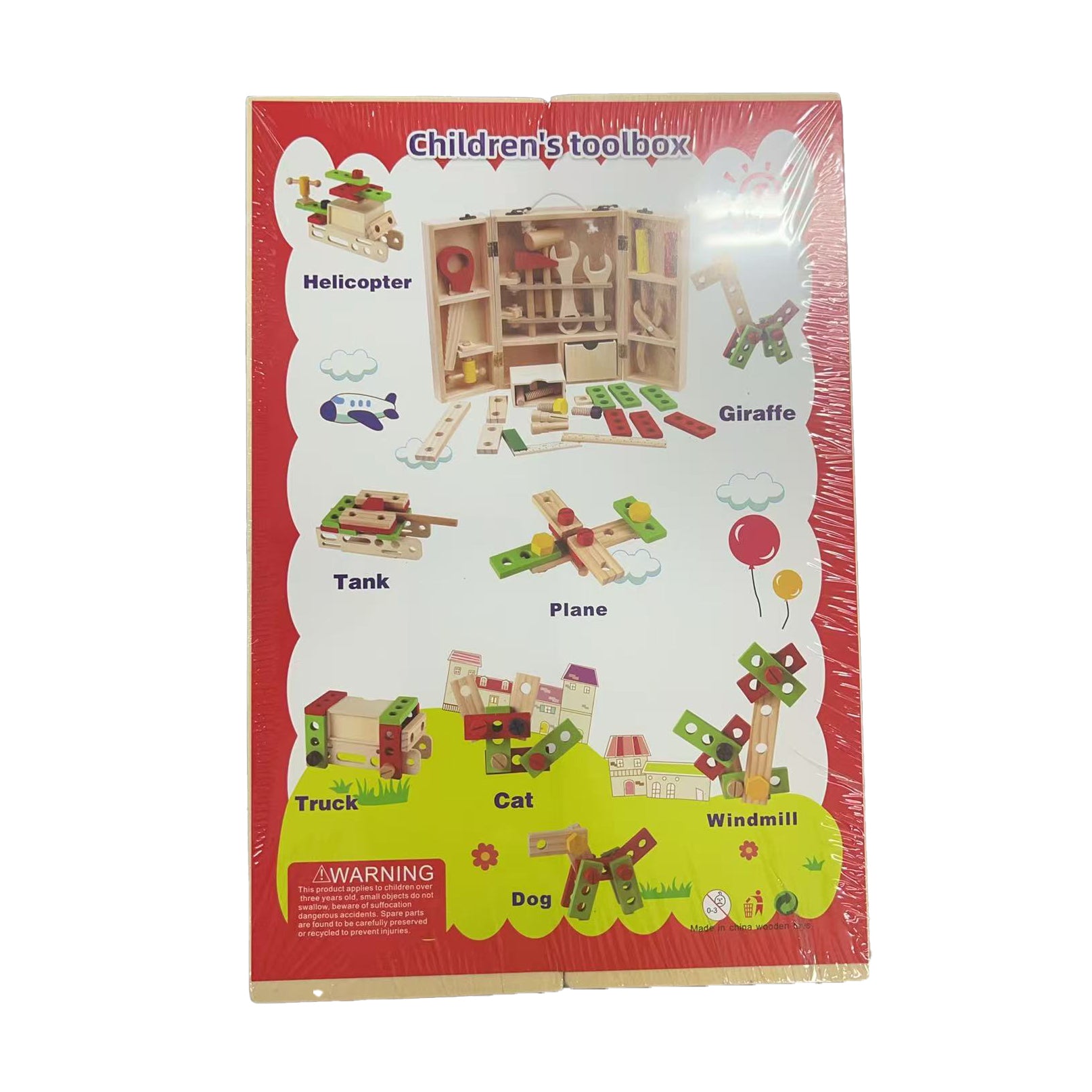 Kids Wooden Tool Box Clearance Sale 3 Years +