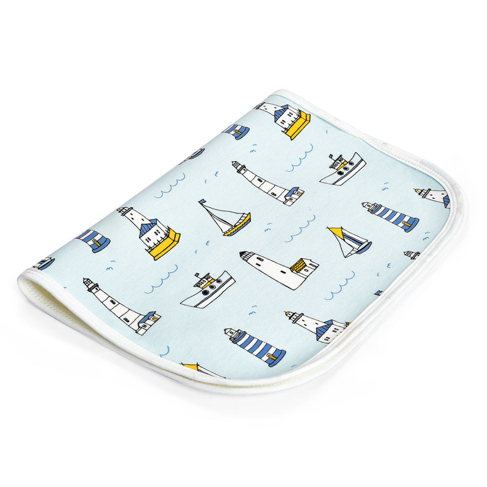 Baby Breathable Cotton Waterproof Crib Mattress Cover Pad Diaper Changing Mat - Little Kooma