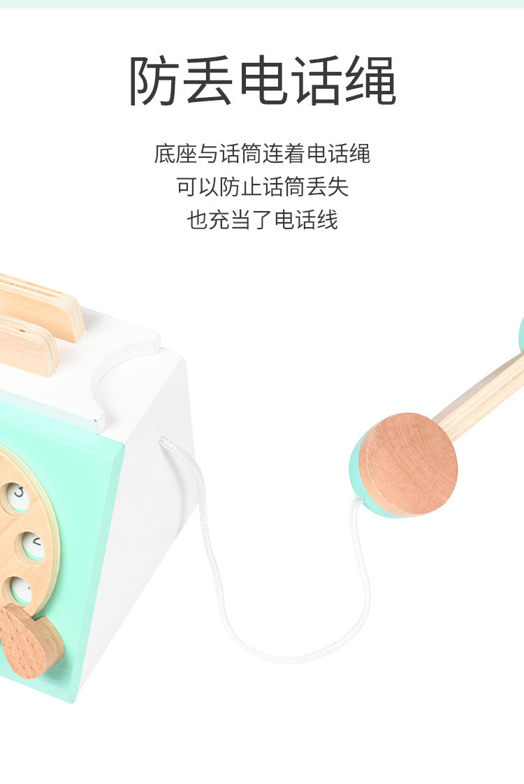Wooden Retro Phone Clearance Sale 3 Years + - Little Kooma
