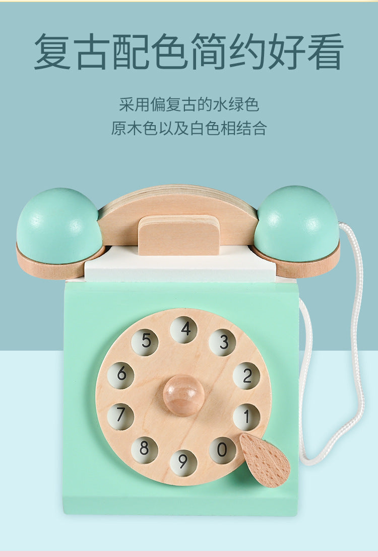 Wooden Retro Phone Clearance Sale 3 Years +