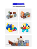 Baby & Kids 3D Magnetic Thinking Building Blocks Set Early Educational Toy 3 Years + - Little Kooma