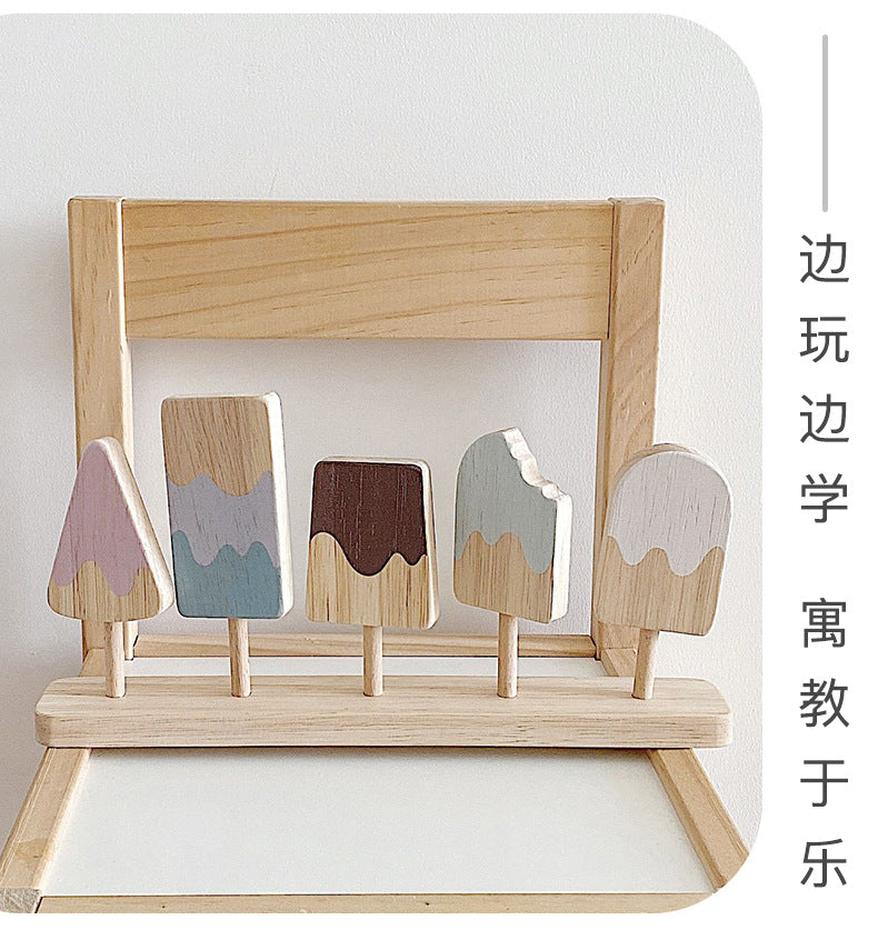Wooden Popsicle Toys Clearance Sale 3 Years + - Little Kooma