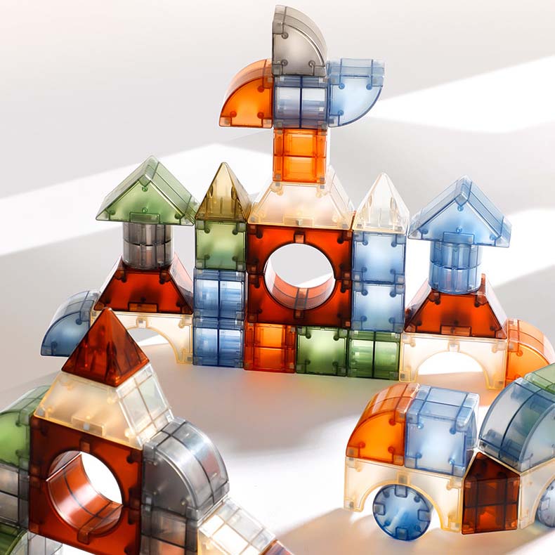 Baby & Kids 3D Magnetic Thinking Building Blocks Set Early Educational Toy 3 Years + - Little Kooma