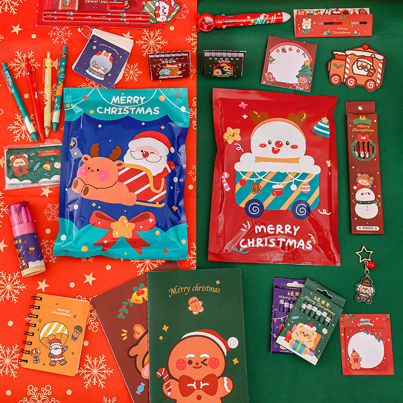 Ready Stock Christmas Mystery Stationery Blind Bag Kids Gift Surprise Lucky Pack Goodie Bag