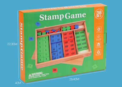 Montessori Learning Toys Clearance Sale 3 Years + Stamp Game - Little Kooma