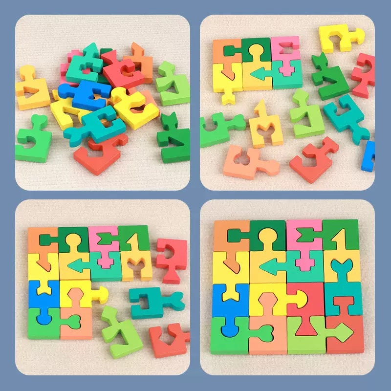 Puzzle Shape Pairing Clearance Sale 3 Years + - Little Kooma