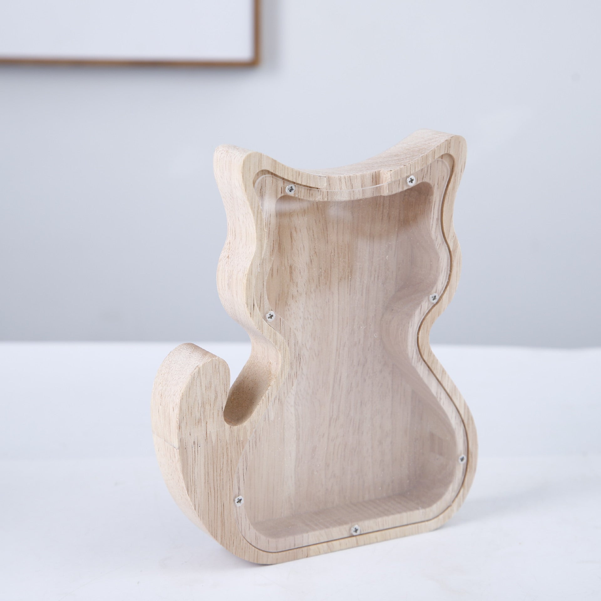 Wooden Cartoon Alphabet Piggy Bank Clearance Sale 3 Years + - Little Kooma