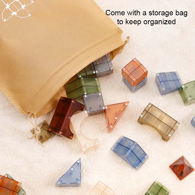 Baby & Kids 3D Magnetic Thinking Building Blocks Set Early Educational Toy 3 Years + - Little Kooma