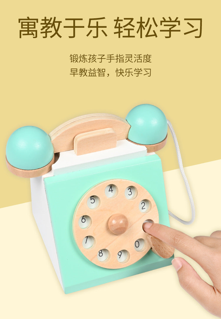 Wooden Retro Phone Clearance Sale 3 Years +