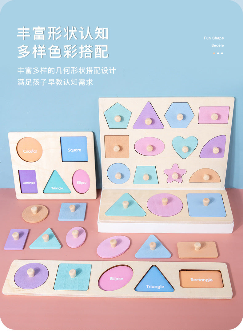 Shape Peg Puzzle Board Clearance Sale 3 Years +