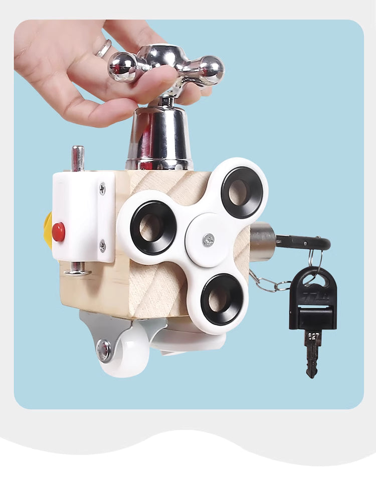 Kids Busy Cube Montessori Toy Clearance Sale 3 Years + - Little Kooma