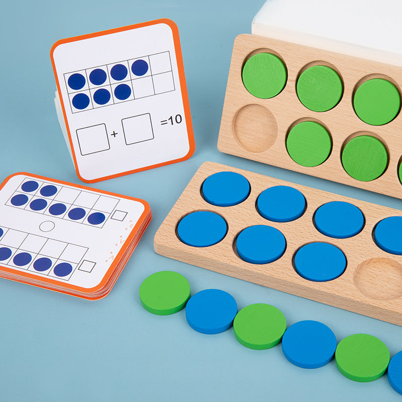 Montessori Learning Toys Clearance Sale 3 Years + Counting Board - Little Kooma