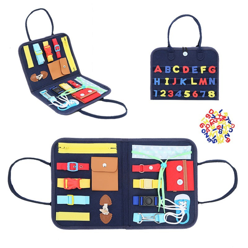 Felt Busy Learning Board Clearance Sale 3 Years + - Little Kooma