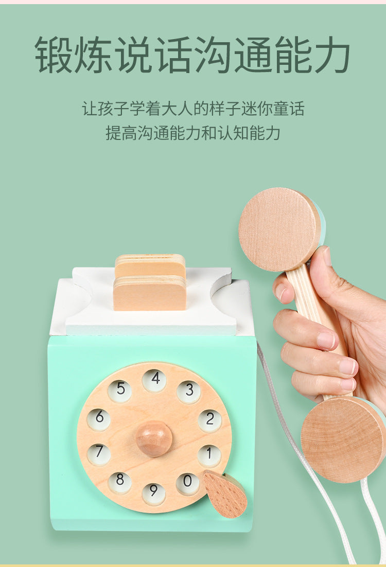 Wooden Retro Phone Clearance Sale 3 Years +