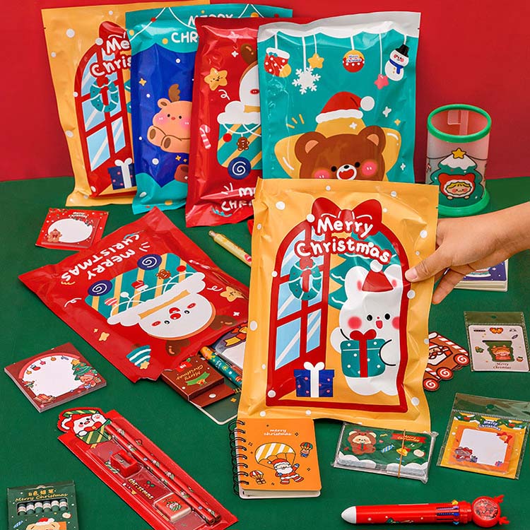 Ready Stock Christmas Mystery Stationery Blind Bag Kids Gift Surprise Lucky Pack Goodie Bag