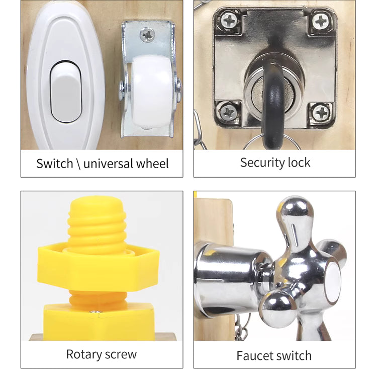 Kids Busy Cube Montessori Toy Clearance Sale 3 Years + - Little Kooma