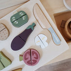 Kids Flat Veggie Cutting Toy Set Clearance Sale 3 Years + - Little Kooma