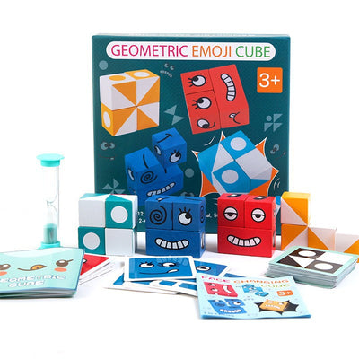 Geometric Fun Cube Toys Clearance Sale 3 Years + - Little Kooma