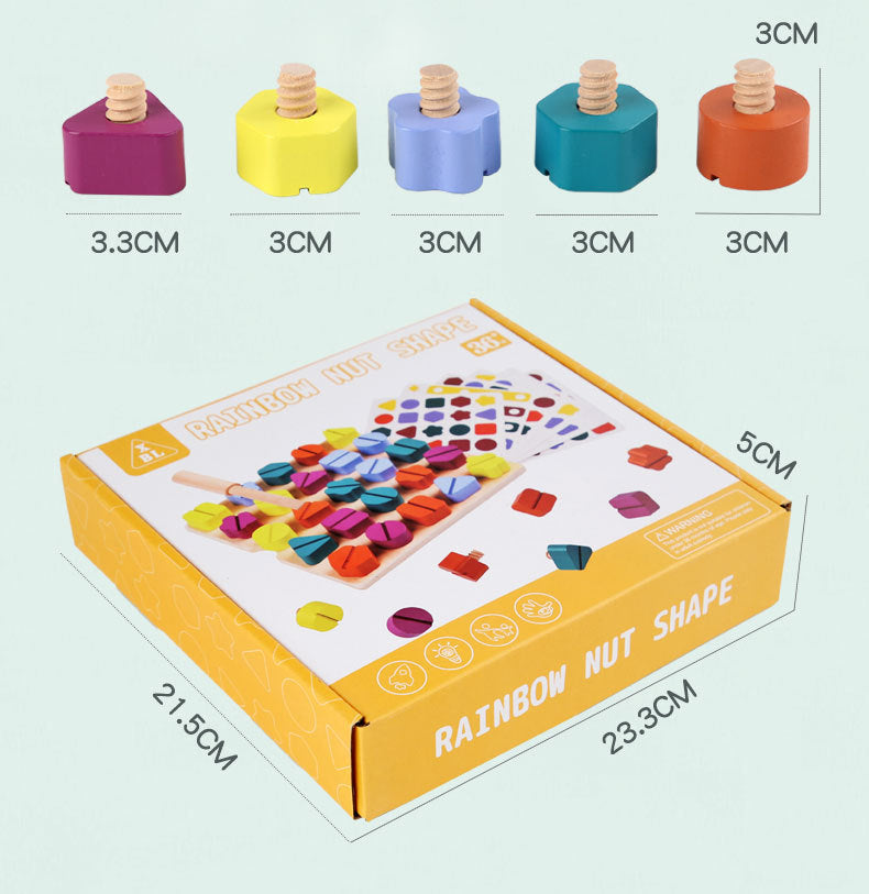 Rainbow Nut Shape Clearance Sale 3 Years +