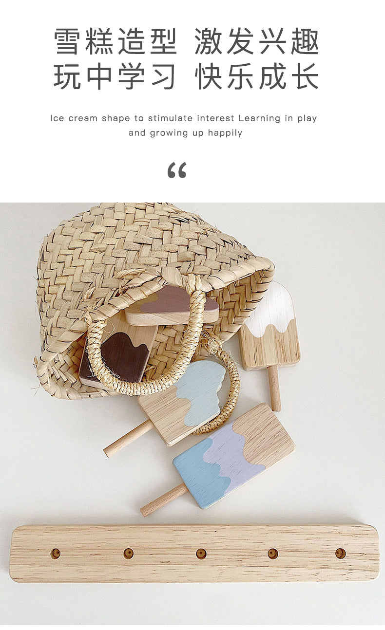 Wooden Popsicle Toys Clearance Sale 3 Years +