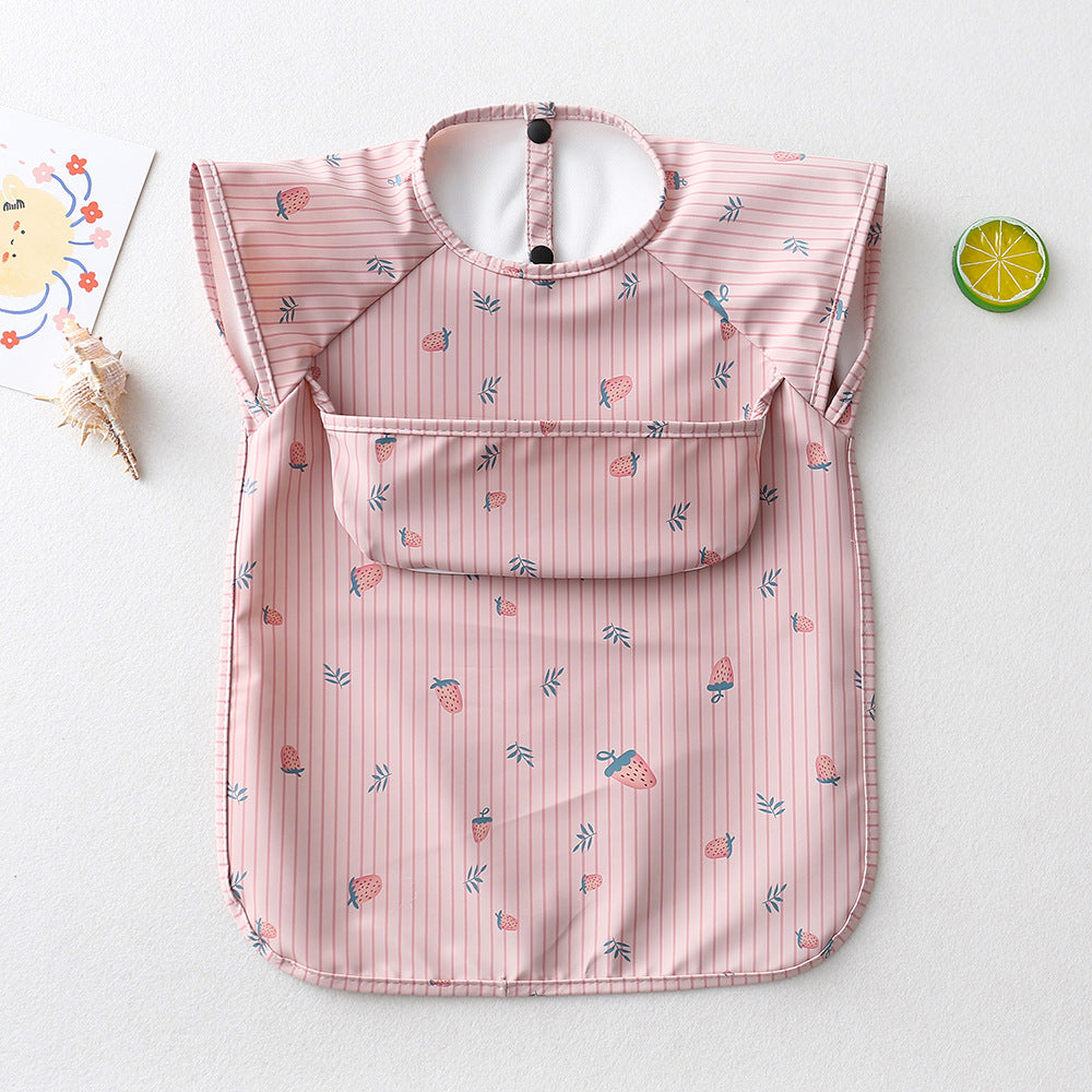 Baby Sleeveless Smock Waterproof PU Coverall - Little Kooma