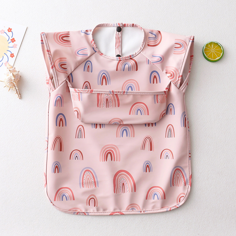 Baby Sleeveless Smock Waterproof PU Coverall - Little Kooma