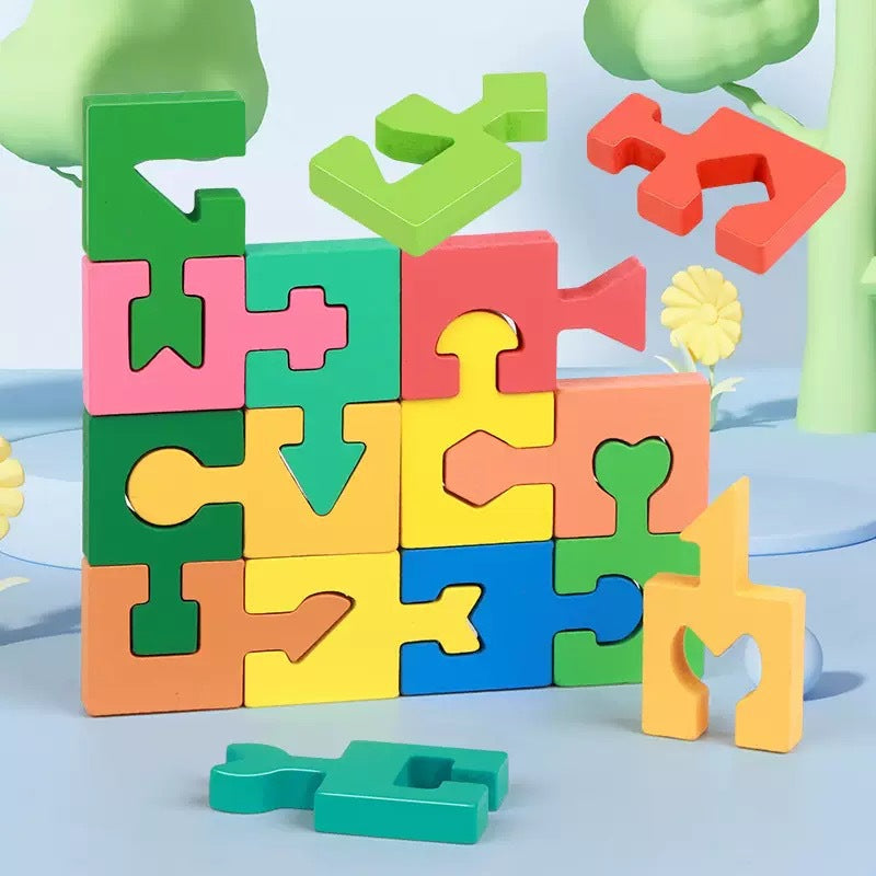 Puzzle Shape Pairing Clearance Sale 3 Years + - Little Kooma