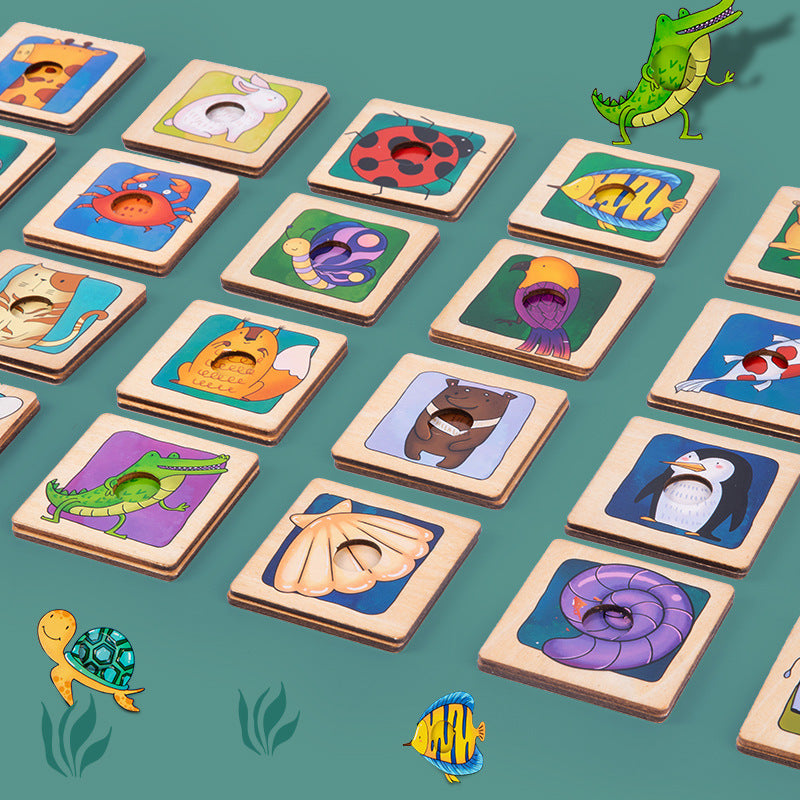 Animal Matching Jigsaw Puzzle Clearance Sale 3 Years +