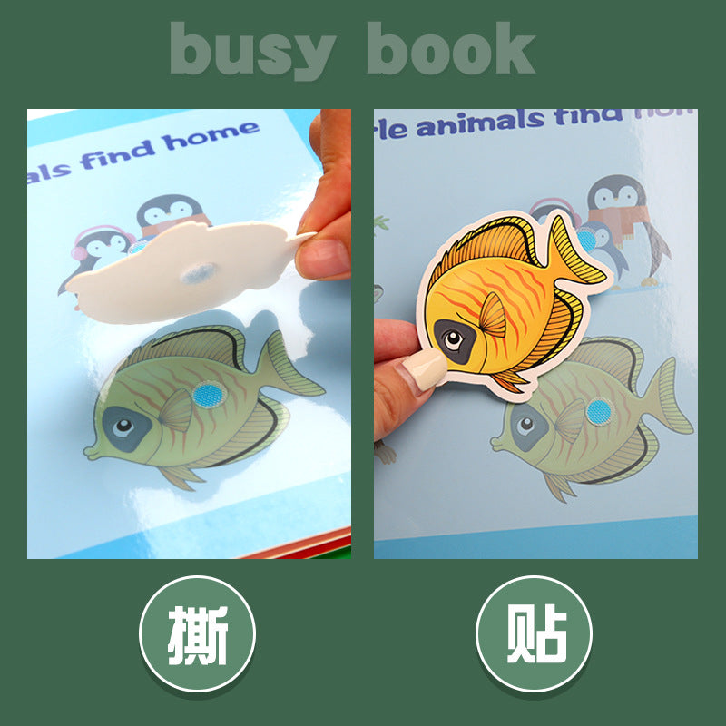 Kids Quiet Book Sticker Book Clearance Sale 3 Years + - Little Kooma