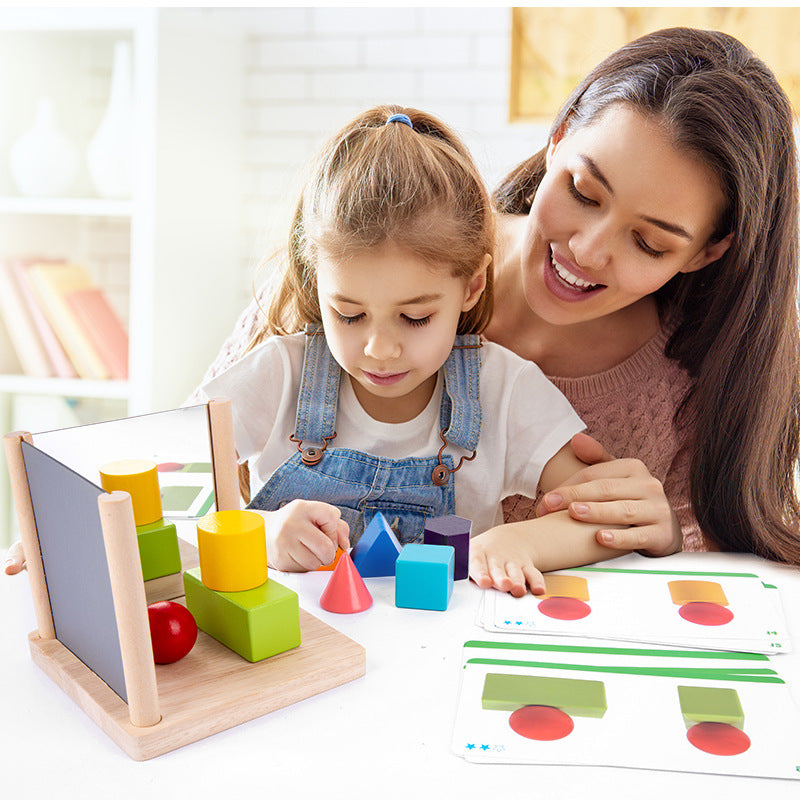 Mirror Shape Building Block Clearance Sale 3 Years + - Little Kooma