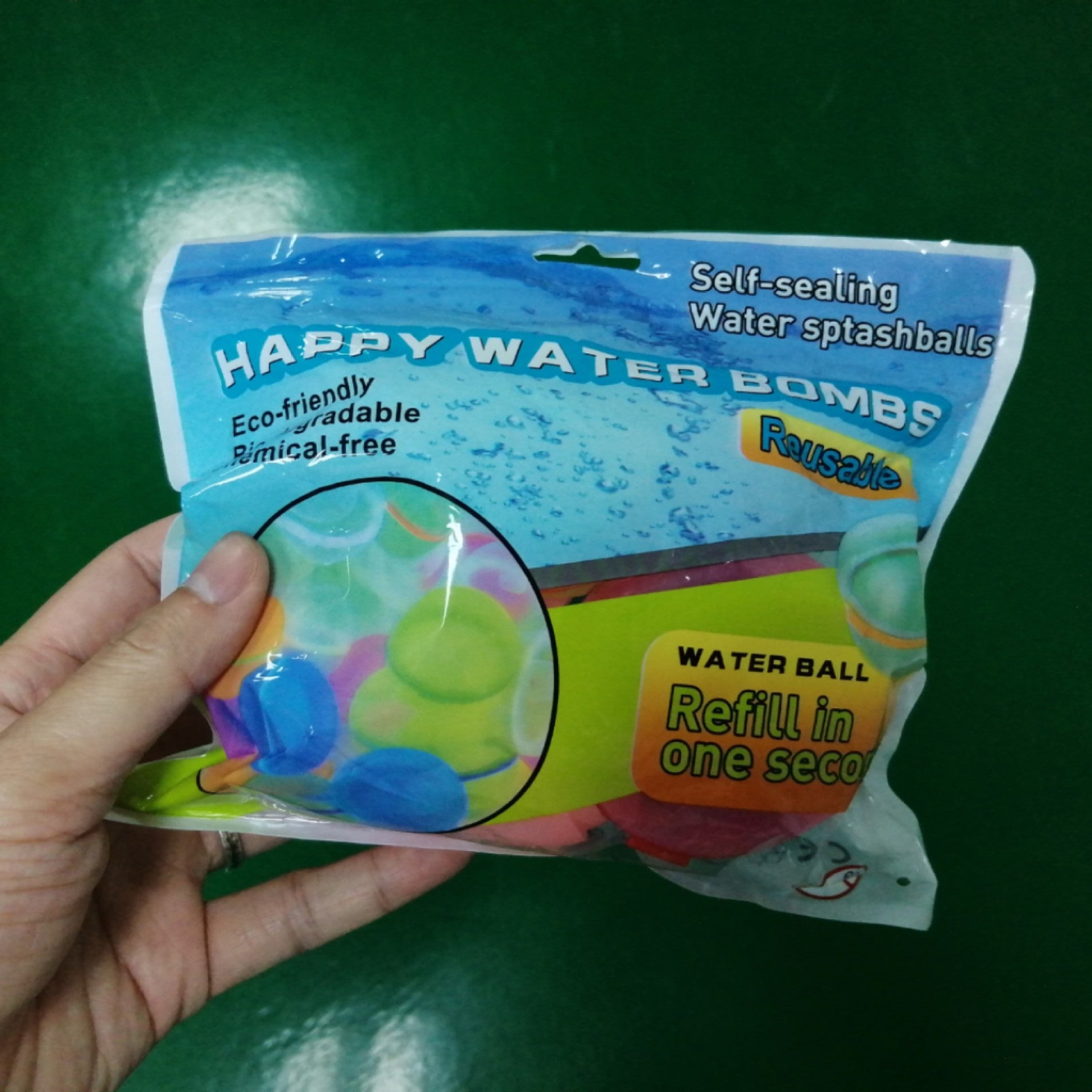 Baby Toddler Kids Water Play Reusable Magnetic Self-sealing Donut Water Balls Easy Quick Fill Splash Water Balls - Little Kooma