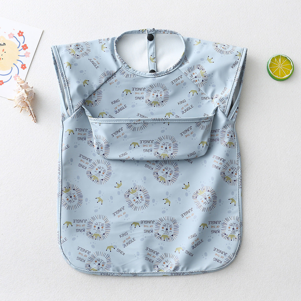 Baby Sleeveless Smock Waterproof PU Coverall - Little Kooma