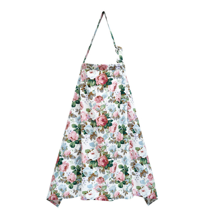 Breathable Cotton Baby Feeding Nursing Cover Mummy Breastfeeding Cover Poncho Shawl Stroller Blanket - Little Kooma