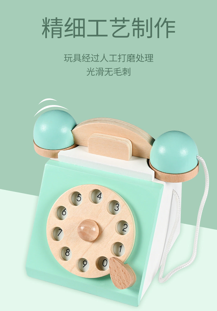 Wooden Retro Phone Clearance Sale 3 Years +