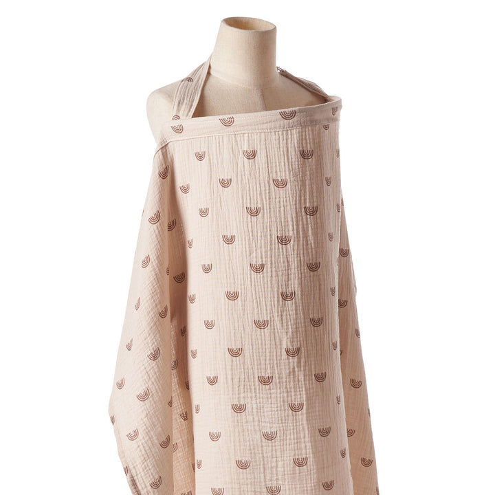 Breathable Cotton Baby Feeding Nursing Cover Mummy Breastfeeding Cover Poncho Shawl Stroller Blanket - Little Kooma