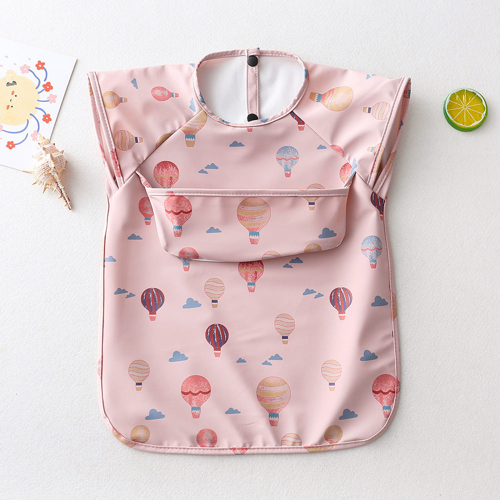 Baby Sleeveless Smock Waterproof PU Coverall - Little Kooma