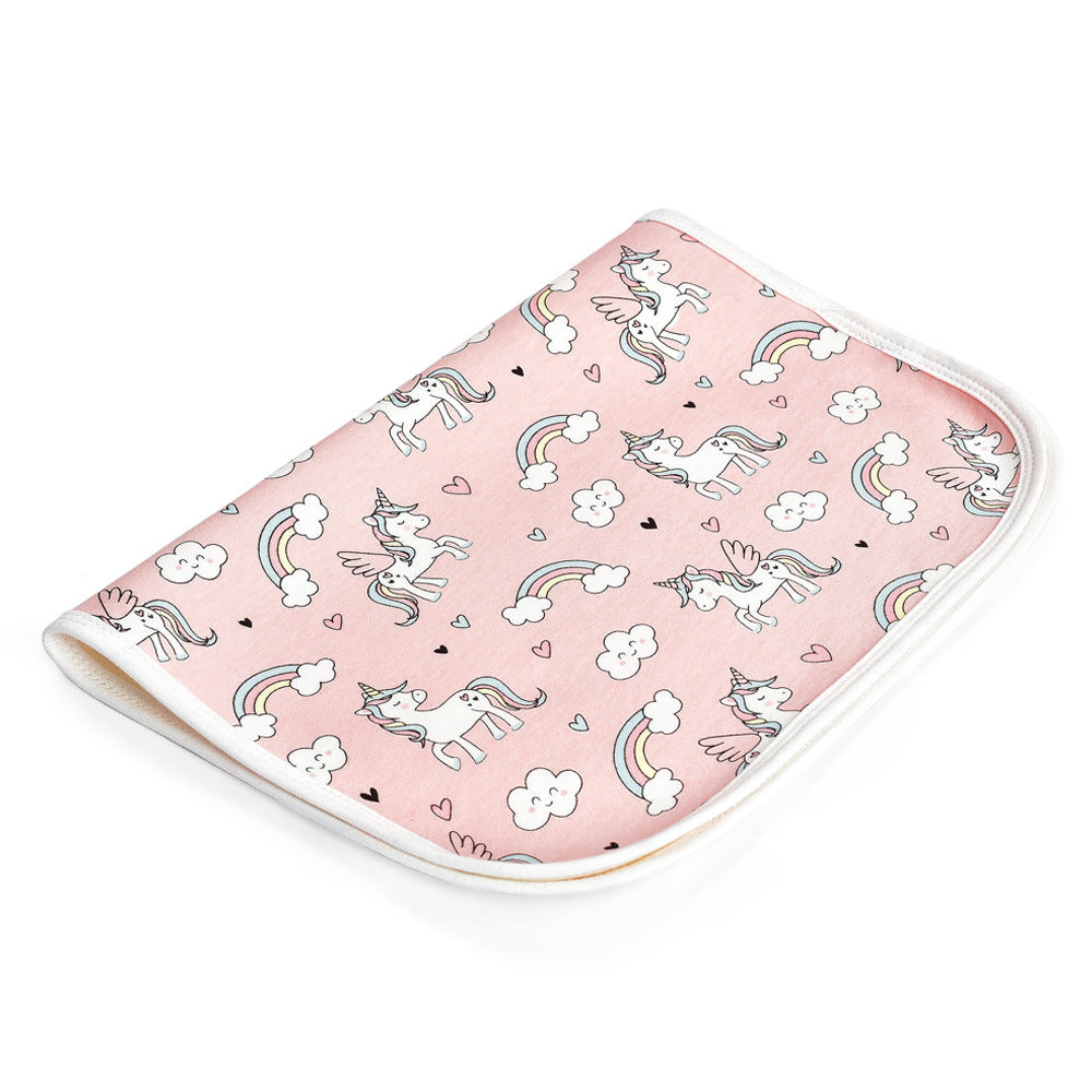 Baby Breathable Cotton Waterproof Crib Mattress Cover Pad Diaper Changing Mat - Little Kooma